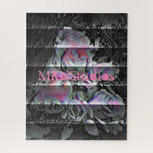 Techno Bouquet Jigsaw Puzzle (Vertical)