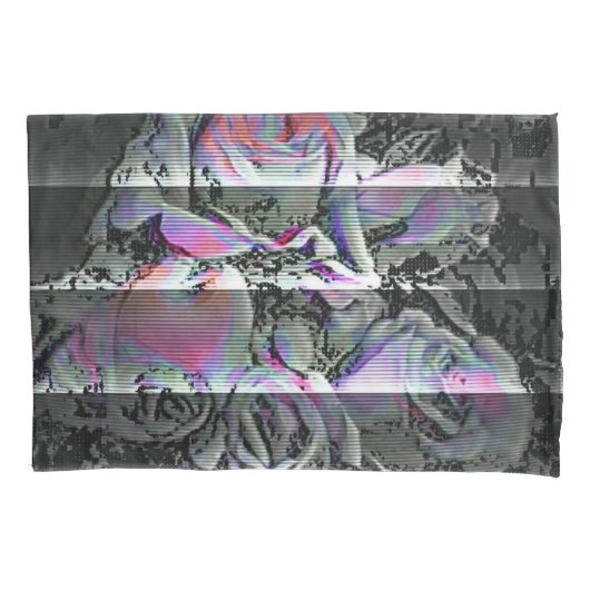 Techno Bouquet Kussensloop (Voorkant-Links)