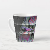 Techno Bouquet Latte Mug (Angle gauche)