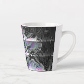 Techno Bouquet Latte Mug (Droite)