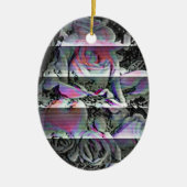 Techno Bouquet-Ornament Keramisch Ornament (Voorkant)