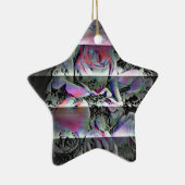 Techno Bouquet-Ornament Keramisch Ornament (Rechts)