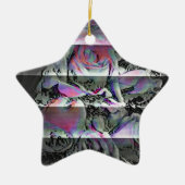 Techno Bouquet-Ornament Keramisch Ornament (Voorkant)