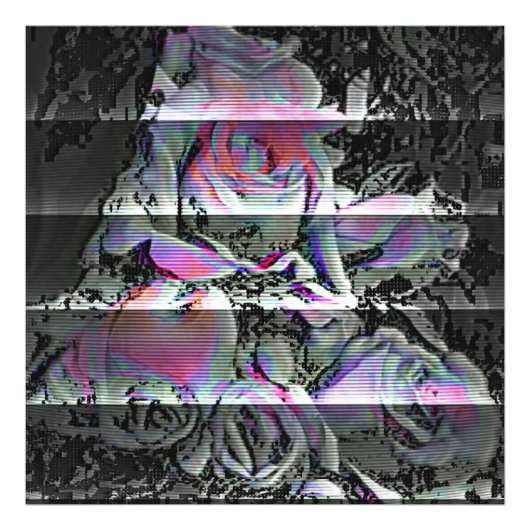 Techno Bouquet Photo Imprimer (Devant)