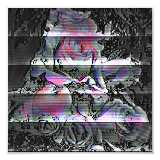 Techno Bouquet Photo Imprimer (Devant)