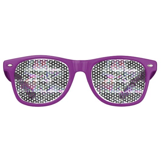 Techno Bouquet Retro Lunettes de soleil (Devant)