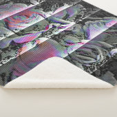 Techno Bouquet Sherpa Blanket Deken (3/4)