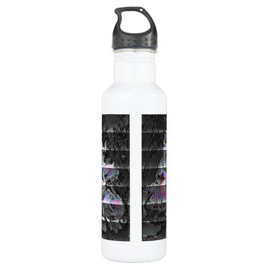 Techno Bouquet Stainless Steel Water Fles (Achterkant)