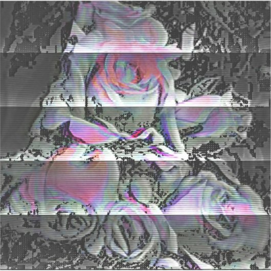 Techno Bouquet Sticker (Voorkant)