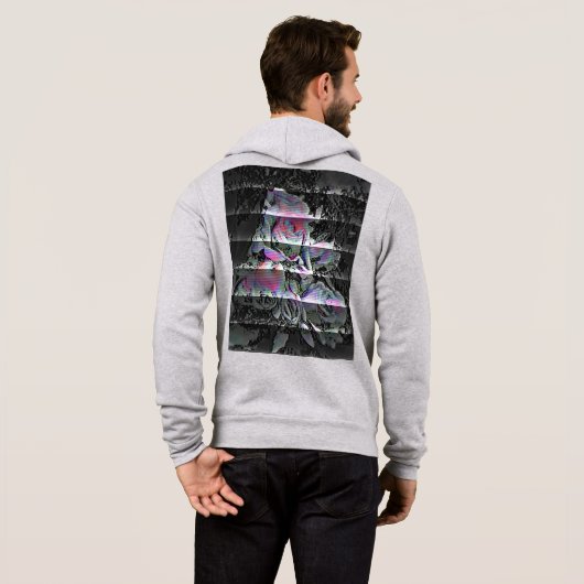 Techno Bouquet Sweat - shirt à capuche (Dos entier)