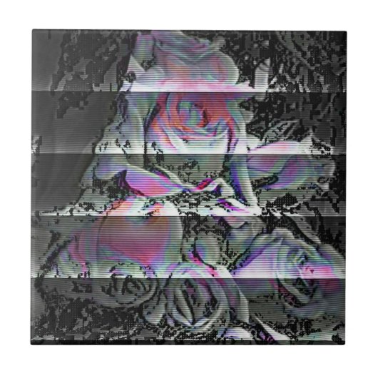 Techno Bouquet Tegeltje (Voorkant)