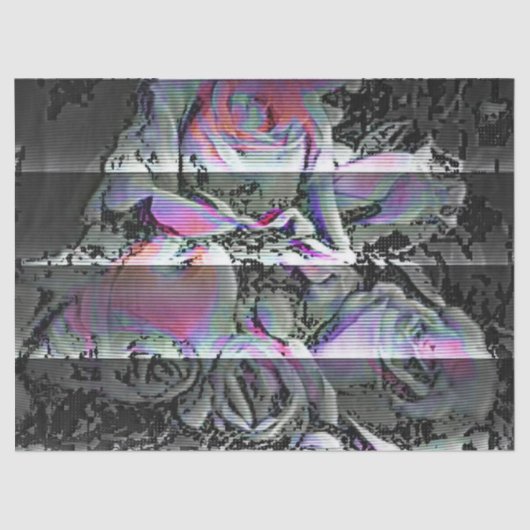 Techno Bouquet  Tissuepapier (Voorkant)