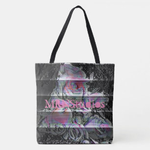 Techno Bouquet Tote Bag