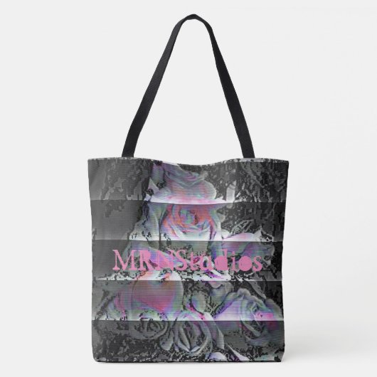 Techno Bouquet  Tote Bag (Dos)