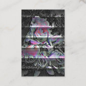 Techno Bouquet Visitekaartje (Achterkant)