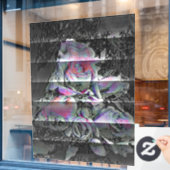 Techno Bouquet Window Cling Raamsticker (Cafe Raam)