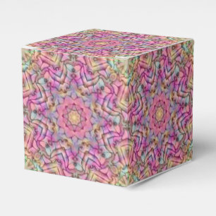 Techno Color Fractal Kaleidoscope Bedankdoosjes