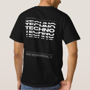 Techno Dance Culture DJ Raving T-shirt Dark