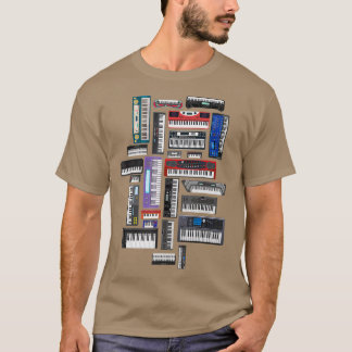 Techno DJ Analoge Synthesizer Music Synth T-shirt