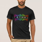 Techno Equalizer EDM Music festival Tshirt (Devant)