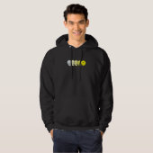 Techno Evolution Acid House Smile Techno DJ Music Hoodie (Voorkant volledig)