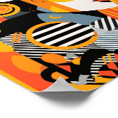 Techno-Fusion: oude inspiratie, modern design Poster (Hoek)