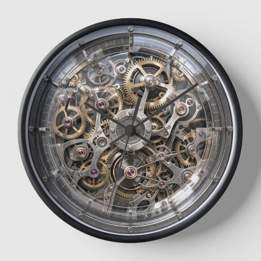 Techno geek quartz clock DIY (Voorkant)