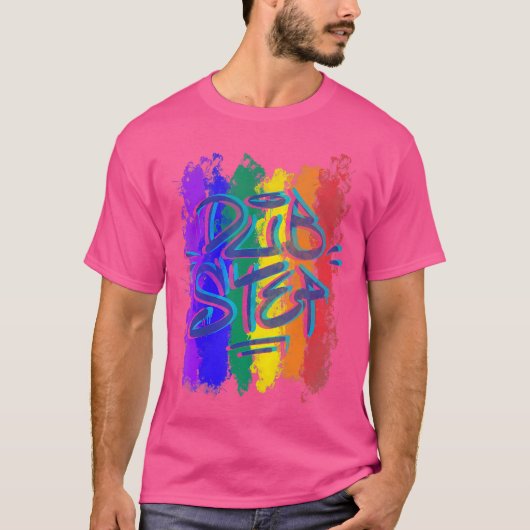 Techno Hardcore Gabber Trance Satan Frenchcore Dru T-shirt (Voorkant)