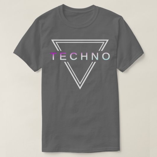 Techno House Party EDM Festival Goa Electro Rave 8 T-shirt (Design voorkant)