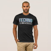 Techno Ihr Spacken Raver EDM Musik T-shirt (Voorkant volledig)