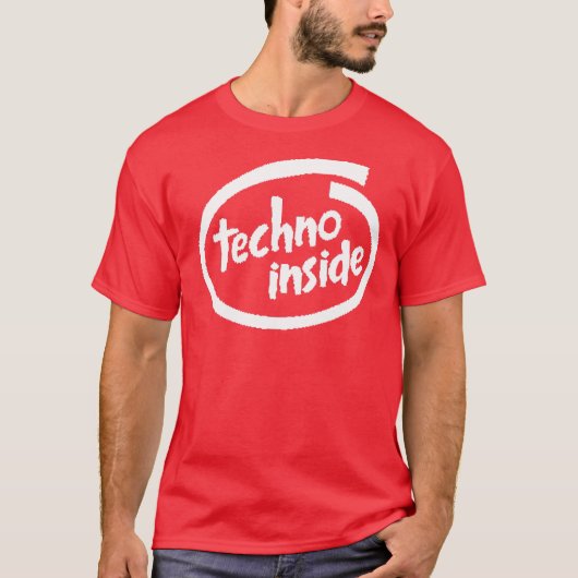 TECHNO INSIDE T-SHIRT (Voorkant)