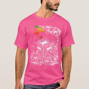 Techno Is Het Antwoord Muziek Electro Dansen T-shirt