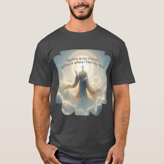 Techno Is My Church T-shirt (Voorkant)