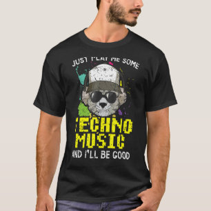 Techno Music Trance Raver Headbanger Edm House Mu T-shirt