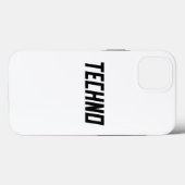 TECHNO-muziek Case-Mate iPhone Case (Achterkant (horizontaal))