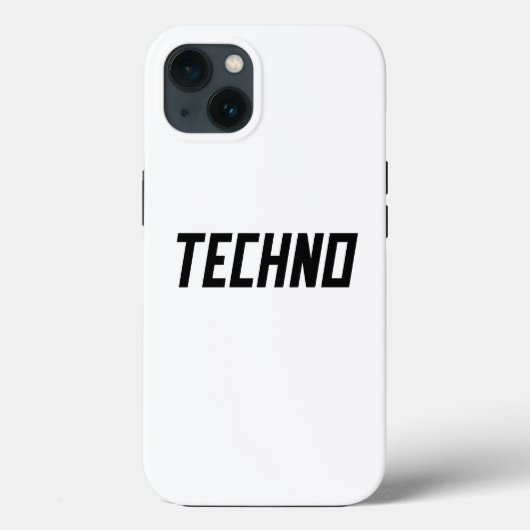 TECHNO-muziek Case-Mate iPhone Case (Achterkant)