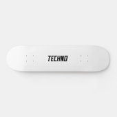 TECHNO-muziek Skateboard (Horizontaal)