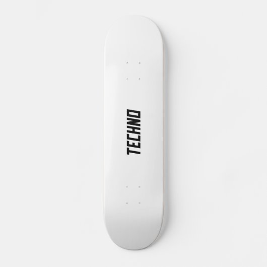 TECHNO-muziek Skateboard (Voorkant)