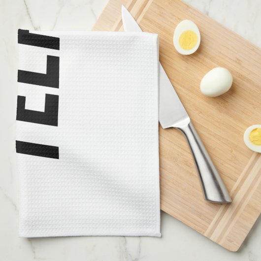 TECHNO-muziek Theedoek (Quarter Fold)