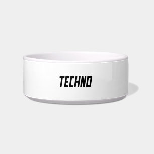 TECHNO-muziek Voerbakje