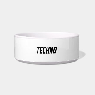 TECHNO-muziek Voerbakje