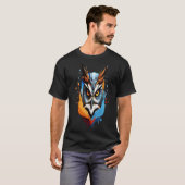 Techno owl t-shirt (Voorkant volledig)