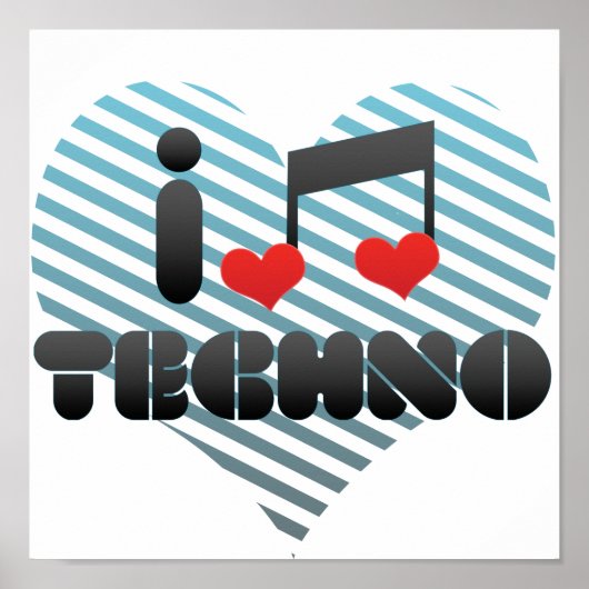 Techno Poster (Voorkant)