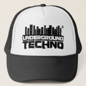 Techno souterraine - casquette (Devant)