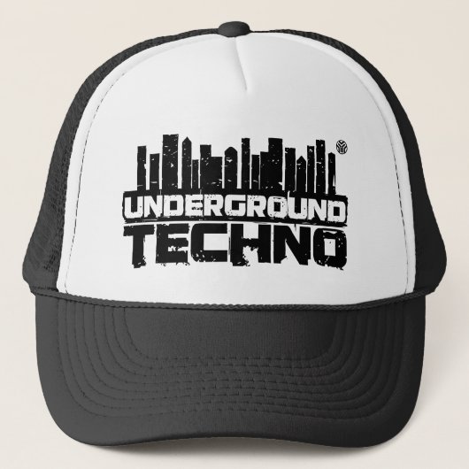 Techno souterraine - casquette (Devant)