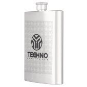 Techno Streetslijtage - Logo - Flask Heupfles (Links)