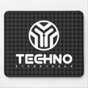 Techno Streetwear - logo - tapis de souris