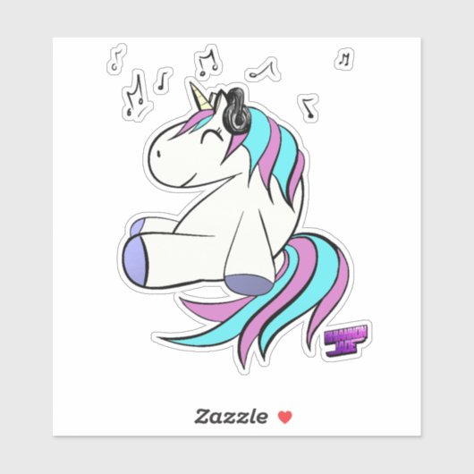 Techno Uni autocollant en vinyle clair/ décal (Feuille)