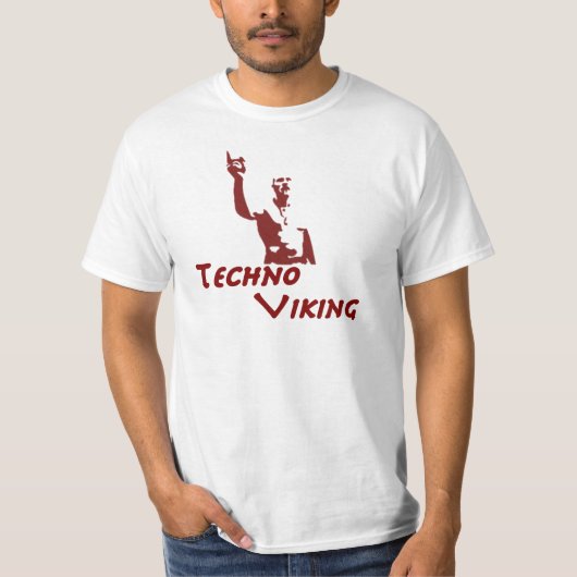 techno viking t-shirt (Voorkant)