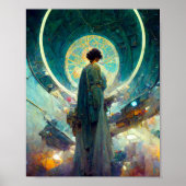 Technocrat Altar 4 Science Fiction Art Poster (Devant)